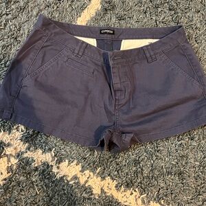 Express Blue Cargo Shorts with Sturdy Construction